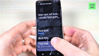 How to Make Text Bigger on Samsung Galaxy S21 / S21+ / S21 Ultra 5G