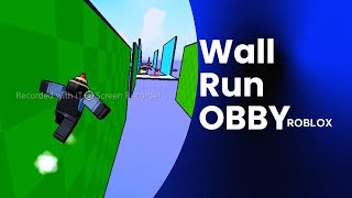 playing wallrun obby roblox