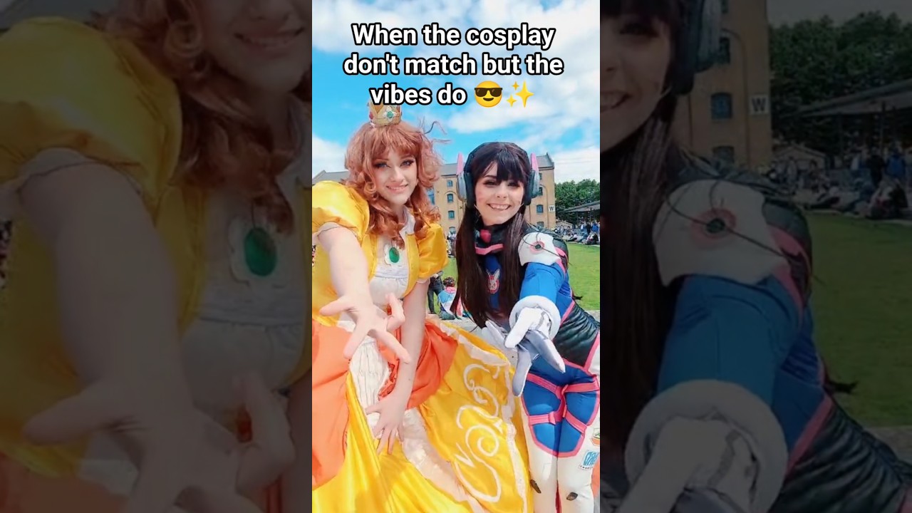 Vibes are immaculate #comiccon #cosplayer #overwatch #mario #nintendo #meme