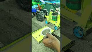 Real working mini tractor making bridge | amazing diy construction machine video 🚜#shorts