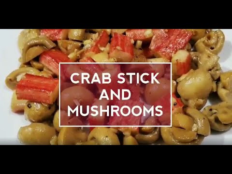 Video: Mushroom Salad With Crab Sticks