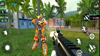 Counter Terrorist Robot Game: Robot Shooting Games #2: Shoot All Enemy Robot - Android GamePlay FHD. screenshot 4