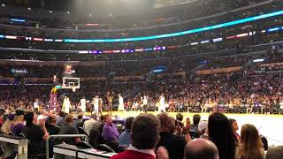 Lakers Section 119 row 3 Staples Center (View of the Court)