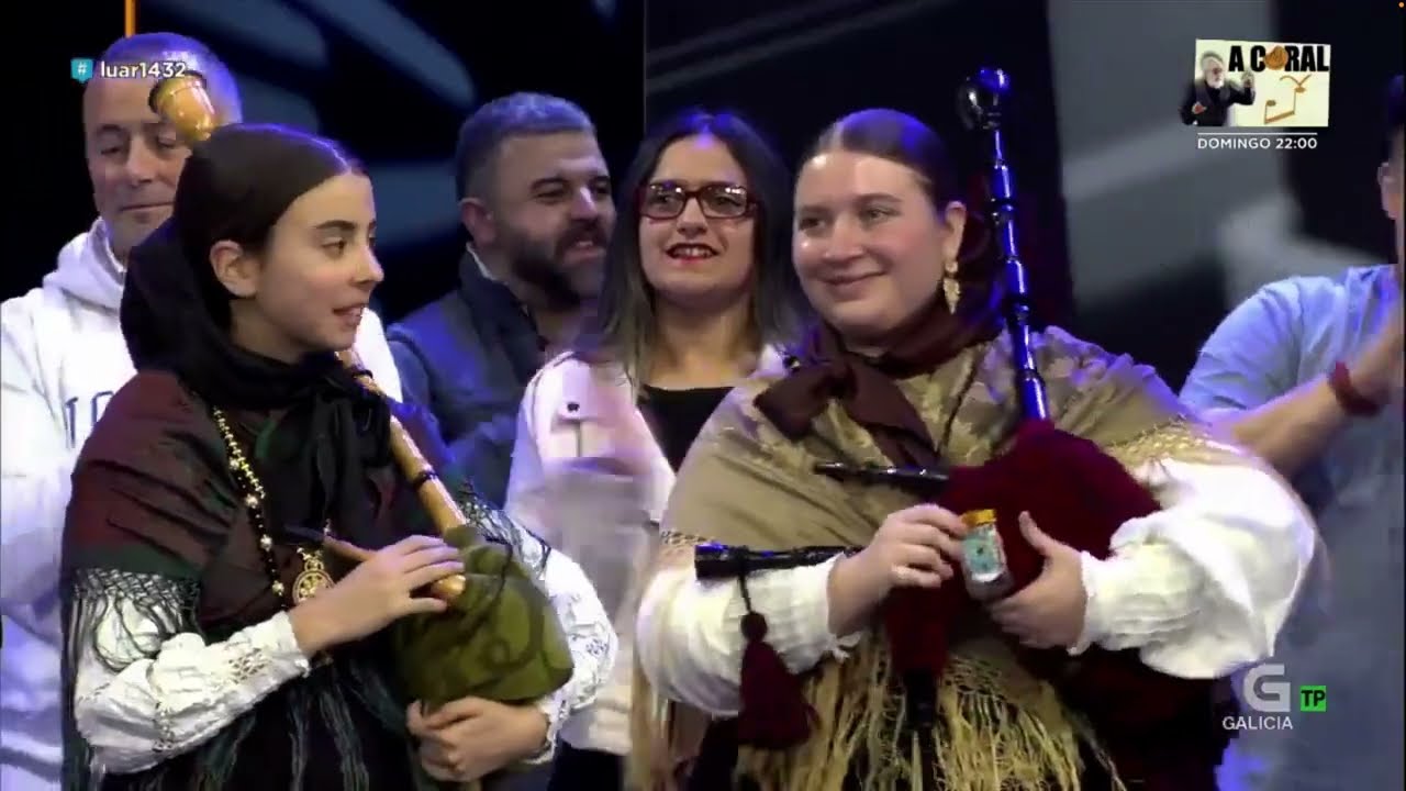 Banda de Gaitas e Percusión María Soliña en el programa Luar (Mar 2025)