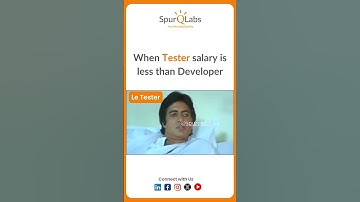When Tester salary is less than Developer #developer #testers #salarytrends #memeviral #shortvideo