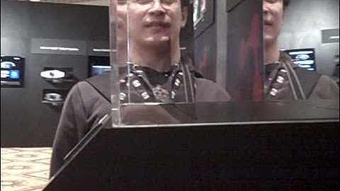 Sony OLED screen demo at PMA