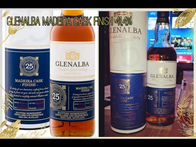 Lidl, Glenalba 25 Jahre Madeira Cask Finish Blendet Scotch 41,4%. - YouTube