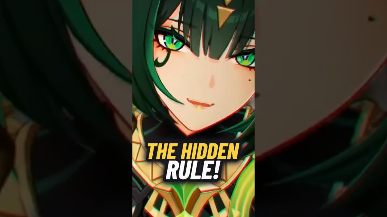 The SECRET Rule Hoyoverse Didn't Tell You - Genshin Impact