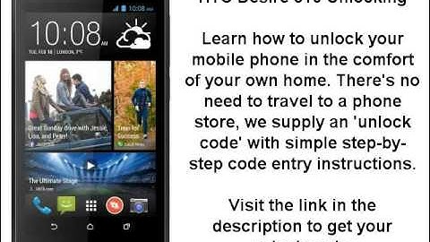 Unlock HTC Desire 310 - SIM Network Unlock PIN