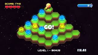 Q*bert: Rebooted PS4 slim Gameplay _20230102233052