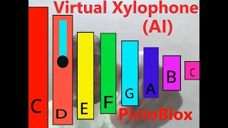 Virtual Xylophone (AI) PictoBlox screenshot 5
