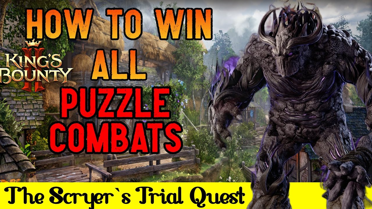King's Bounty 2 All Puzzle Fights During Scryer`s Trial (The Scryer`s