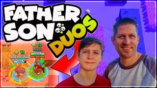 Brawl Stars PRO in the making? | Brawling with my son | Duo Showdown in Brawl Stars
