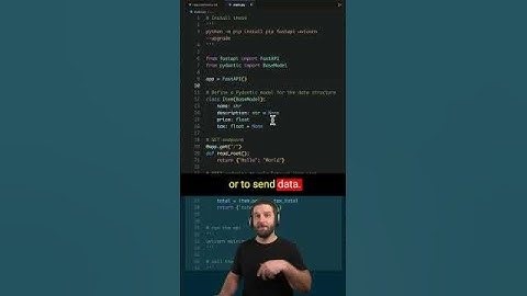Create your first Python REST API  #python #fastapi  #restapi