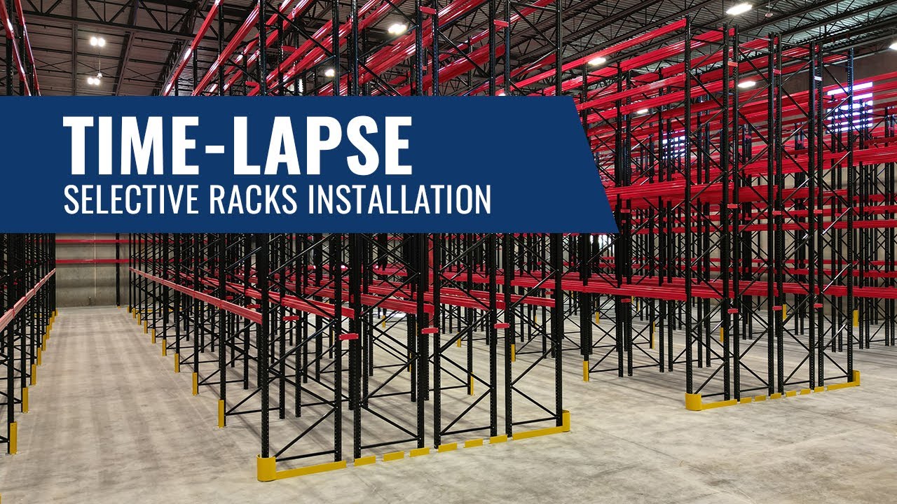 Warehouse Transformation: Time-Lapse of Selective Pallet Rack ...