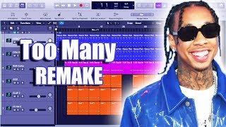How Tyga - Too Many Was Made Instrumental Remake (Production Tutorial) By MUSICHELP