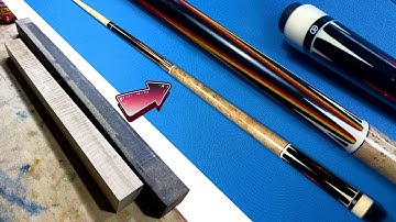 Making a Pool Cue from Scratch (ASMR / No Talking)