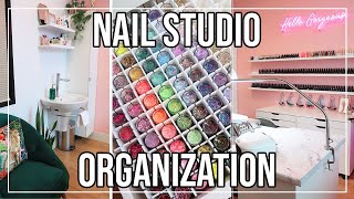 Nail Tech Organization! | Nail Studio Storage