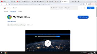MyWorldClock browser-hijacking extension removal.