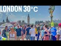 London Heatwave Walk: Summer Streets in England&#39;s Capital | Central London, Soho, Vibrant Chinatown