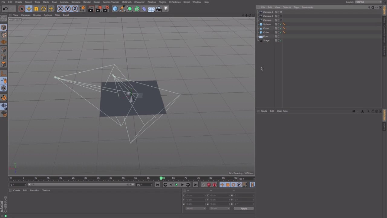 Cinema 4D Tutorial - How to Switch Between Cameras - YouTube