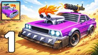 Desert Riders: Car Battle Game Gameplay Walkthrough Part 1 screenshot 3