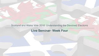 Celebrity Scotland and Wales Vote 2016 : Understanding the Devolved Elections - Live Seminar Week Four Net Worth