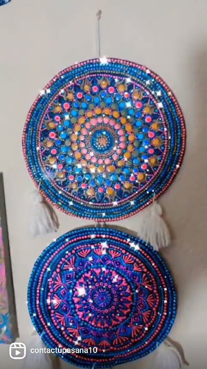 My Second Handmade Mandala|Credit Goes To Tripti My Friend|Mandala 2021|Life Is Full Of Colors
