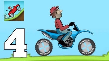 hill climb racing -gameplay walkthrough part 4 jeep (ios, android)