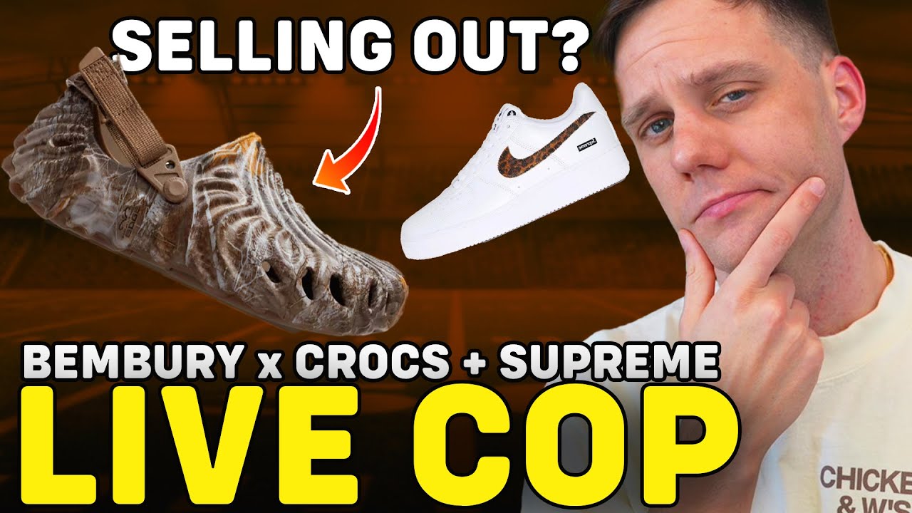LIVE COP: SALEHE CROCS & SUPREME AF1