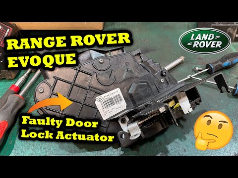 Range Rover Evoque Door Lock Replacement – DIY Passenger Side Actuator Removal – Replace [HOW TO]