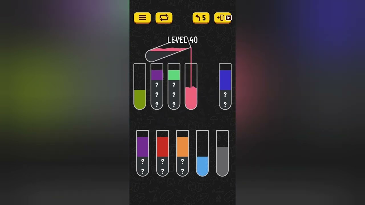 Water Sort Puzzle - Level 40