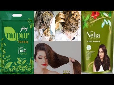 Best Henna (Mehndi) Powder for Hair in India || Full Review and Demo | Neha vs nipur Review