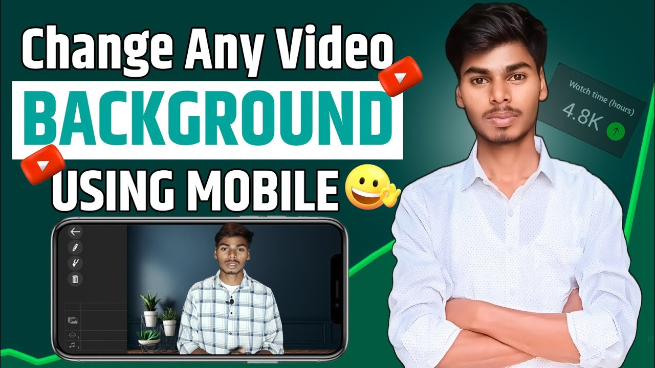 😱How To Change Video Background In Android ✅ Remove Background From Video 