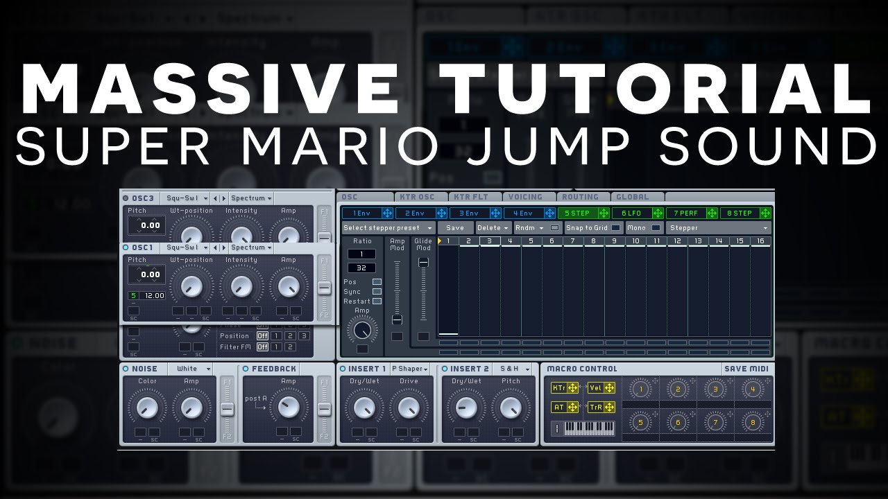 Massive Tutorial | 8 Bit Mario Jump SFX - YouTube