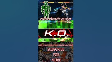 ALIEN X ALL FORMS OP VS GOGETA DBS ALL FORMS #dragonballzmugenapkforandroid #anime #naruto