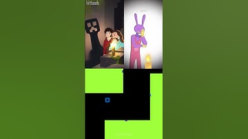 Put This in 0,25x Original vs Animation Pt. 2 (Minecraft Movie vs TADC) | Blue Bouncing Square