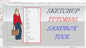 SketchUp Tutorial | Tool Menu Bar | Sandbox | Tagalog