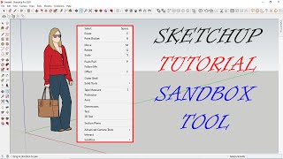SketchUp Tutorial | Tool Menu Bar | Sandbox | Tagalog