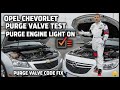 كيفية اختبار واستبدال صمام تنفيس نظام تبخير الوقود أوبل فوكسهول شيفروليه 