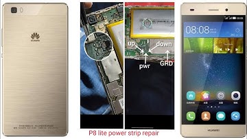 HUAWEI P8 Lite power ways | power strip break solution | p8 lite on/off button repair solution