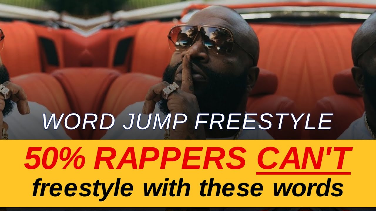 50% rappers CAN'T freestyle w these words 👀 [Word Jump] Hard Rap Beat ...