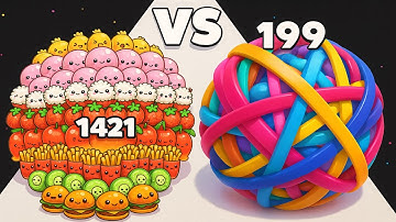 🎯 MELTY BUBBLE 🫧 Blob Merge 3D vs HUGGY STORY 2048 🔥 ASMR Gameplay | Satisfying Run WE3556
