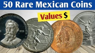 Mexican Coins Values | Most Expensive Coins In Mexico | South America Rare Coins Worth Collecting