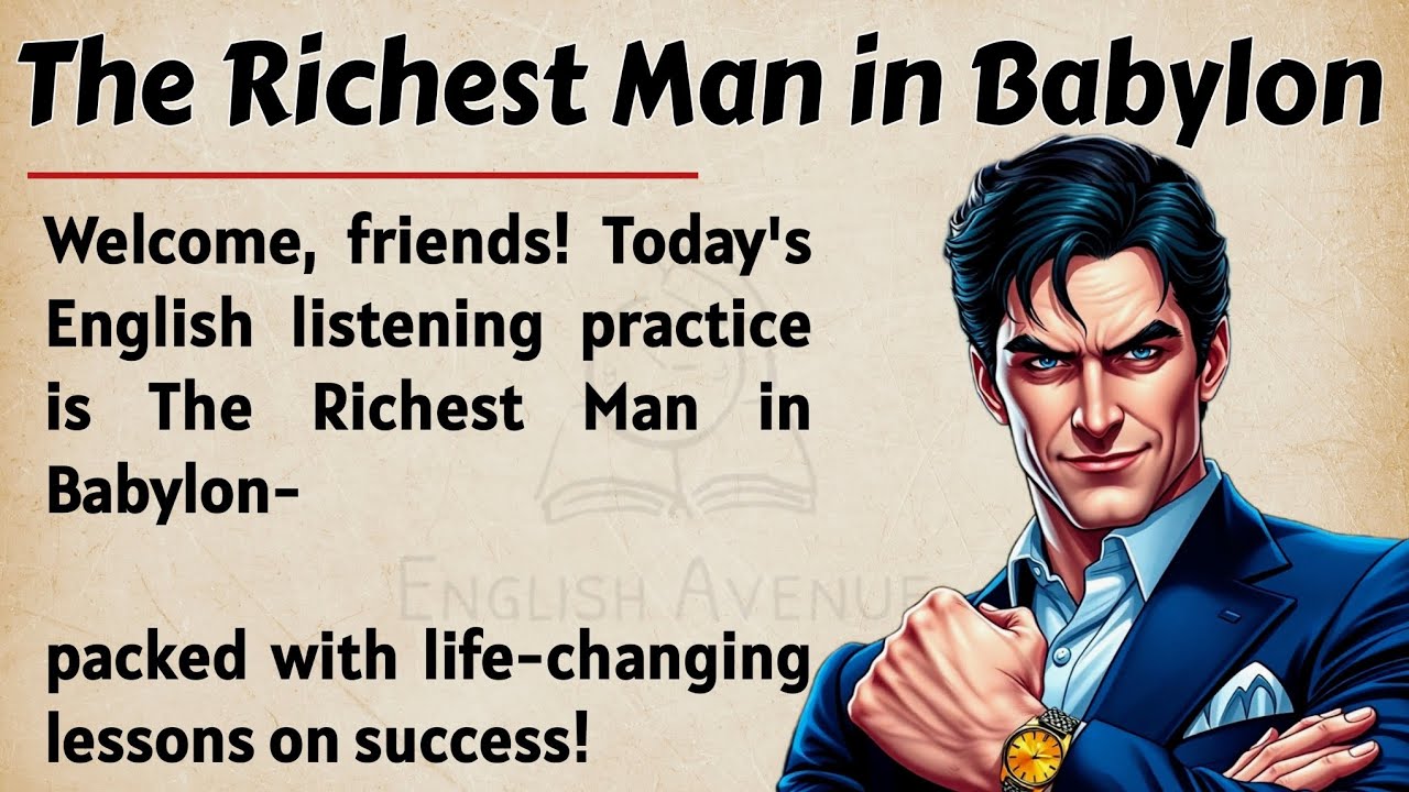 Outline Video The Richest Man in Babylon Book Summary || Learn English & Get Inspired ✅ || Graded Reader - Level 3