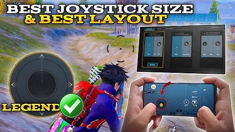 Best Joystick Size & Layout Guide 🔥 bgmi /pubg | joystick faste movement in pubg