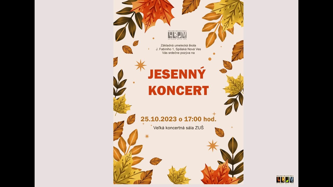 TV ZUŠ - JESENNÝ KONCERT