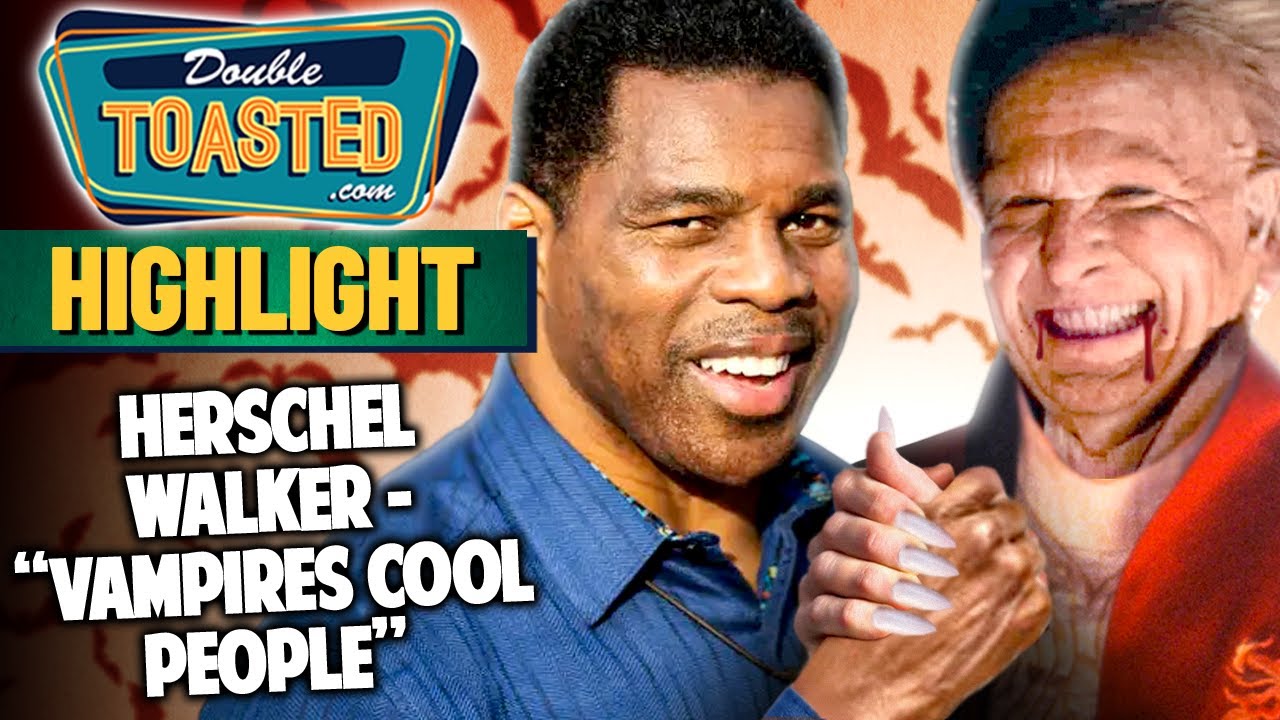 HERSCHEL WALKER'S RIDICULOUS FRIGHT NIGHT METAPHOR! | Double Toasted