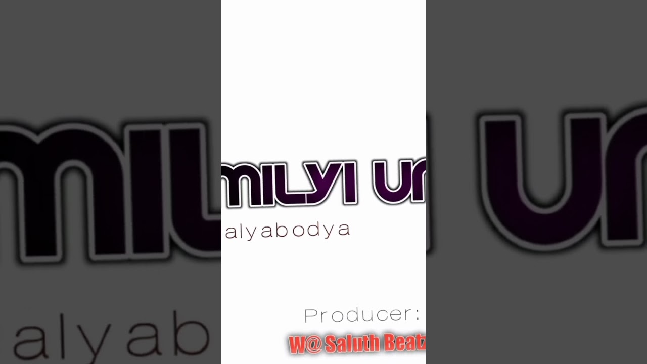 Nalyabodya_#MILYI UMO#_Audio Officialy