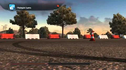 Test Drive Unlimited 2 Racing School - Hairpin turns